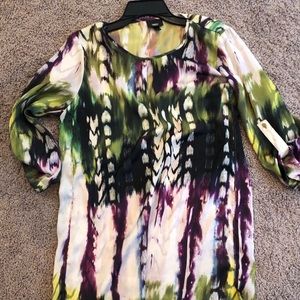 Flowy tie dye dress